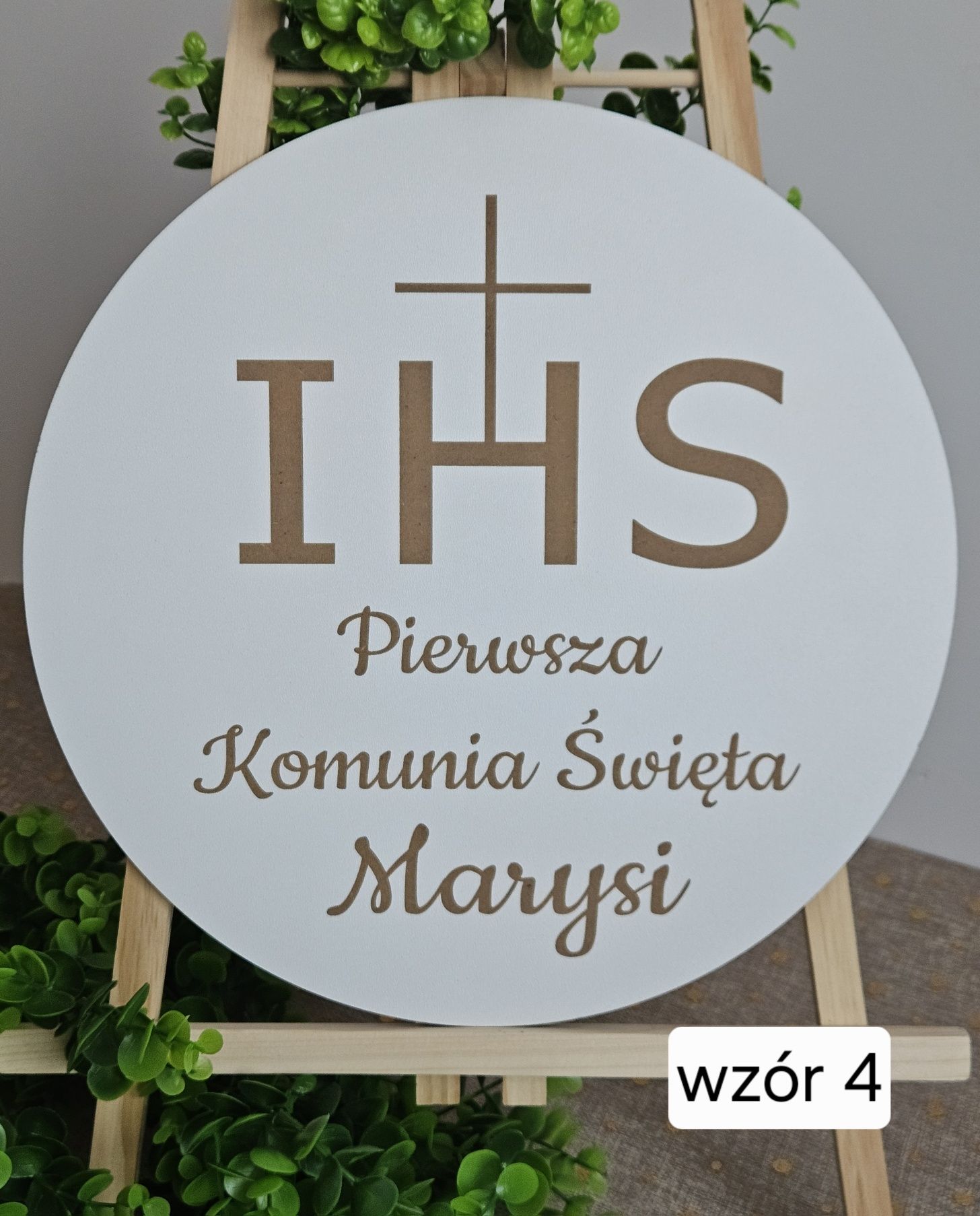 Tablica powitalna na I Komunię Świętą  dekoracja