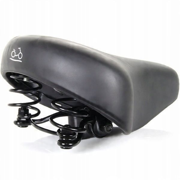 Siodełko rowerowe miejskie City wygodne miękkie rower sprężyny