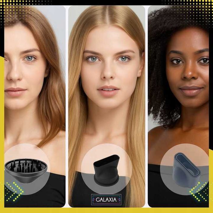 Profesjonalna Suszarka Do Włosów 1800W Jonizacja 3 Końcówki NOWA