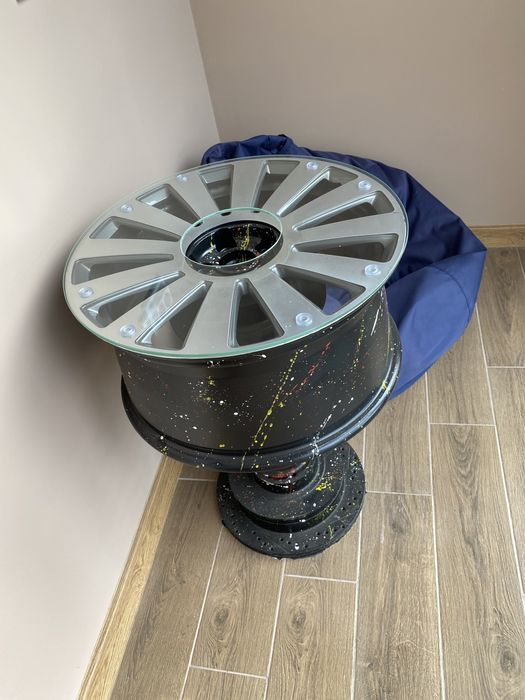 Продам стол из диска .Лофт