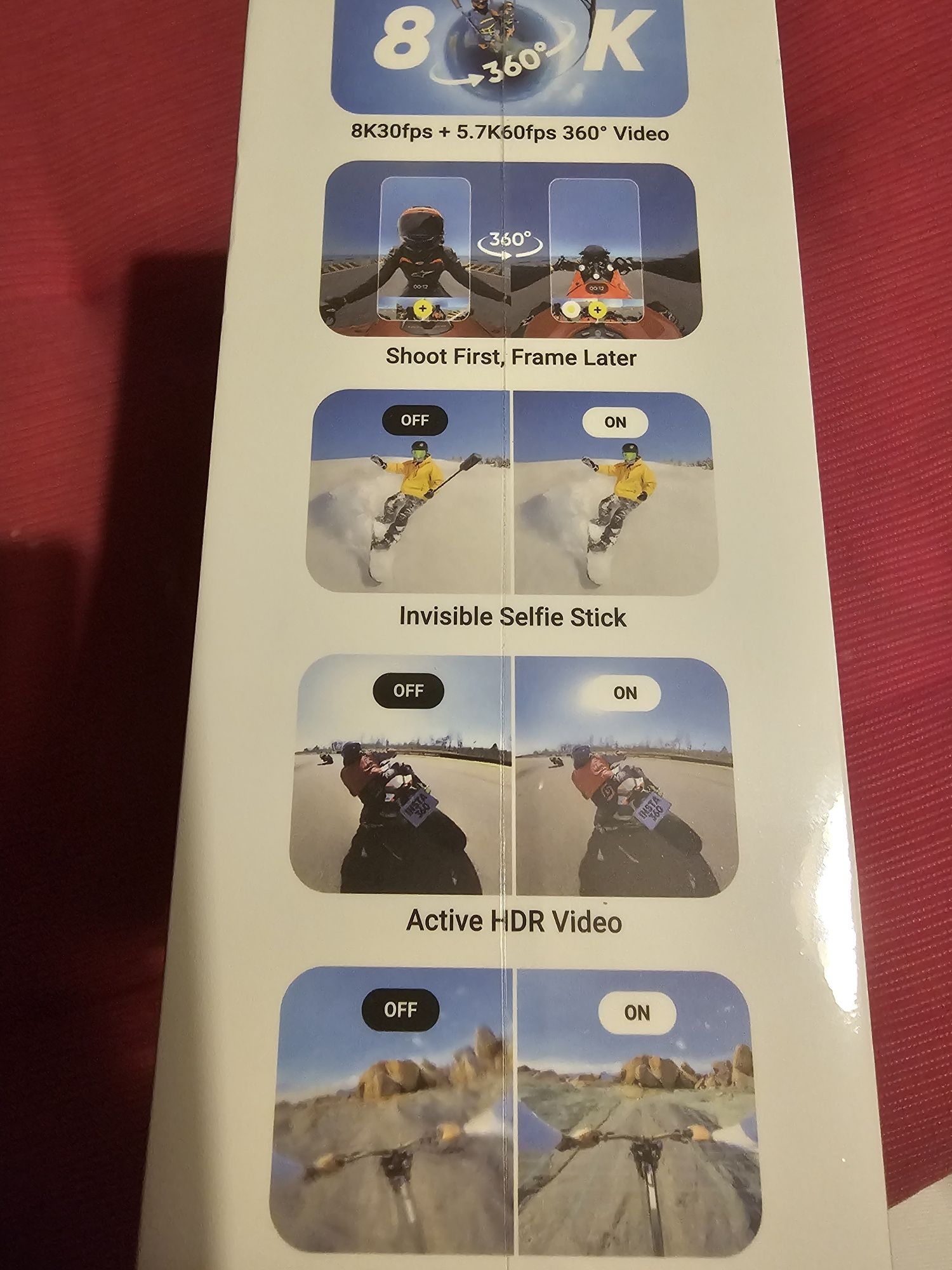 Insta X4 8K 360 graus