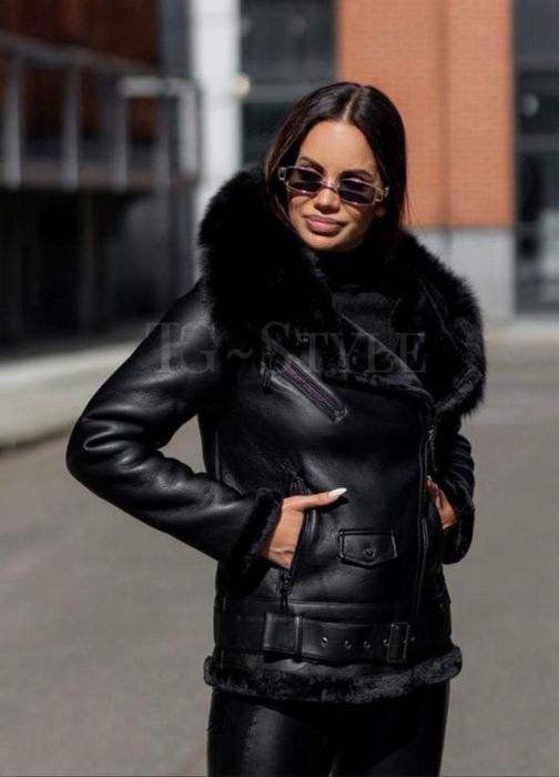 Дублянка авіатор з капюшоном. S, M, L, XL, 2XL,3XL,4XL