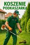 Koszenie podkaszarką spalinową , działki, ogrody,