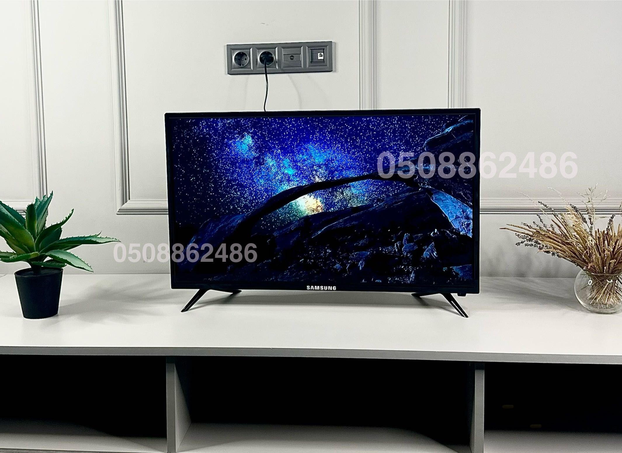 НОВИЙ Телевізор Sаmsung на 45 дюйма, СмартТВ HD WIFI Самсунг 2024 года