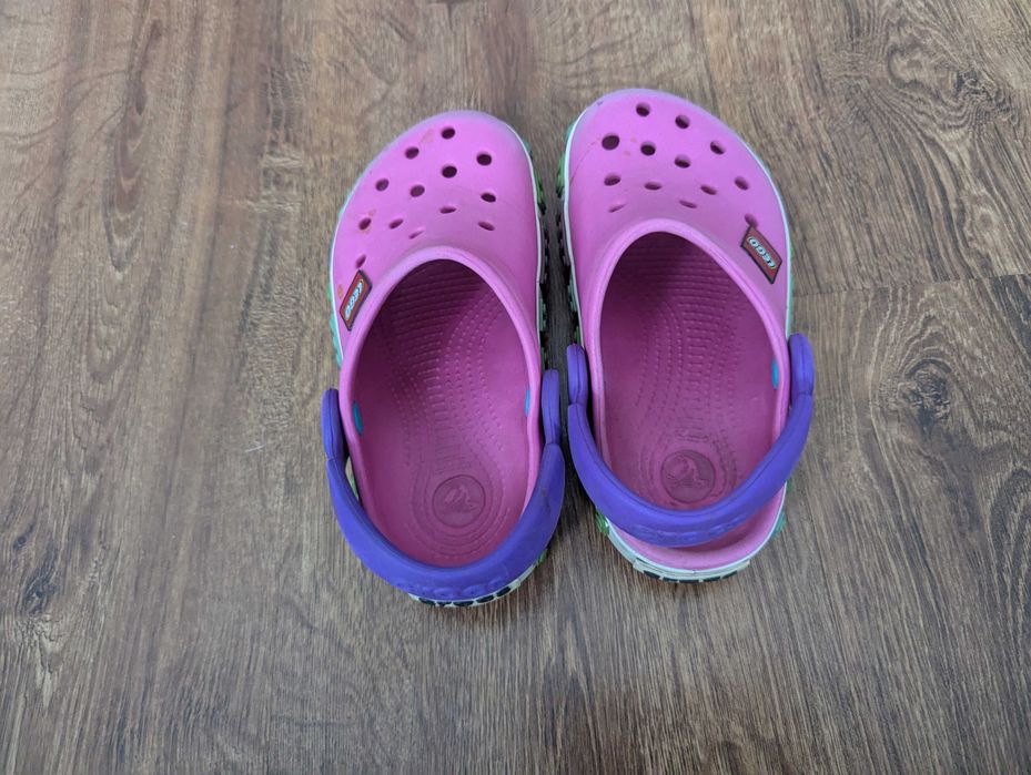 Crocsy różowe LEGO rozmiar 10/11