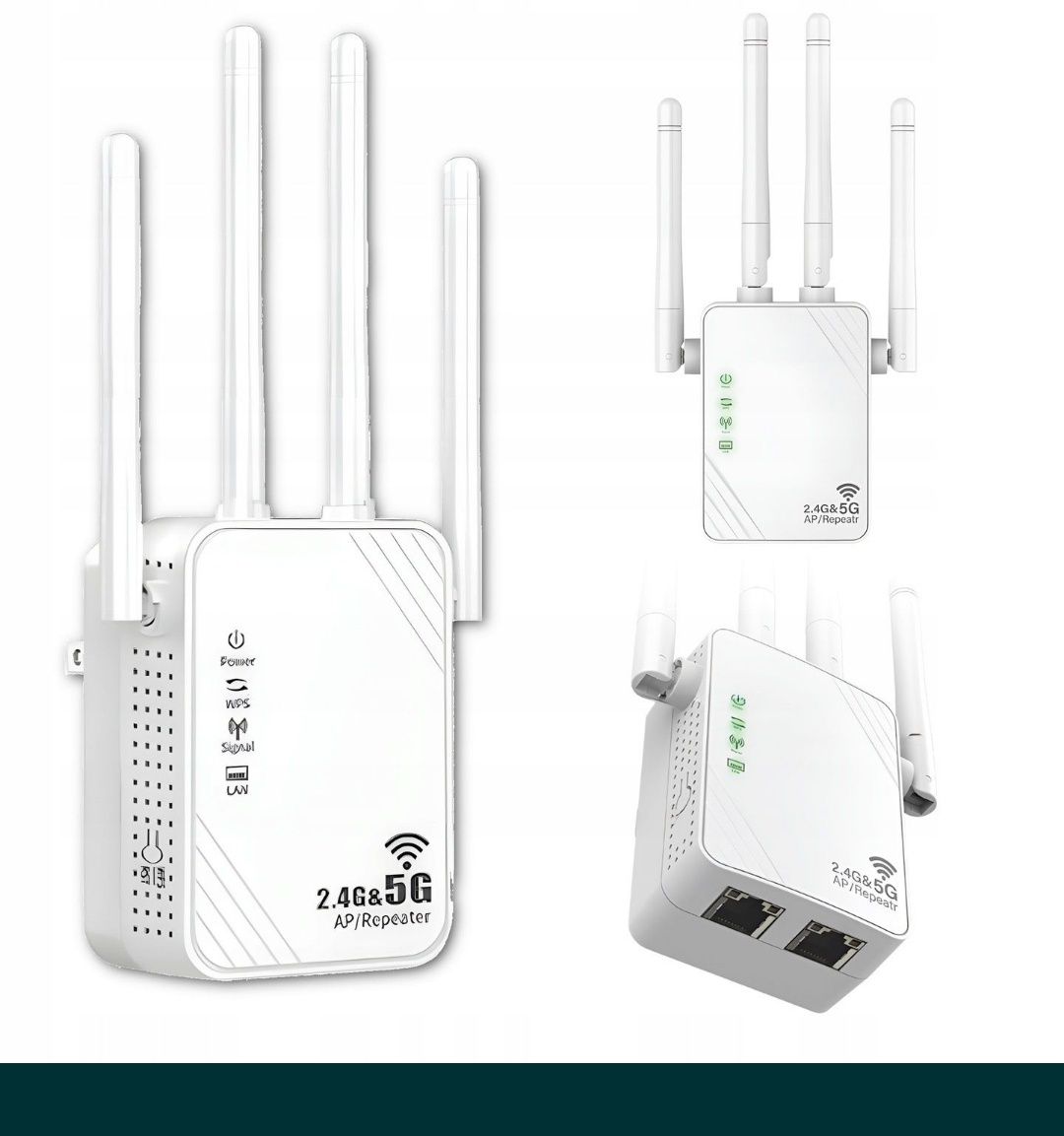 Wzmacniacz sygnału wifi 4 anteny