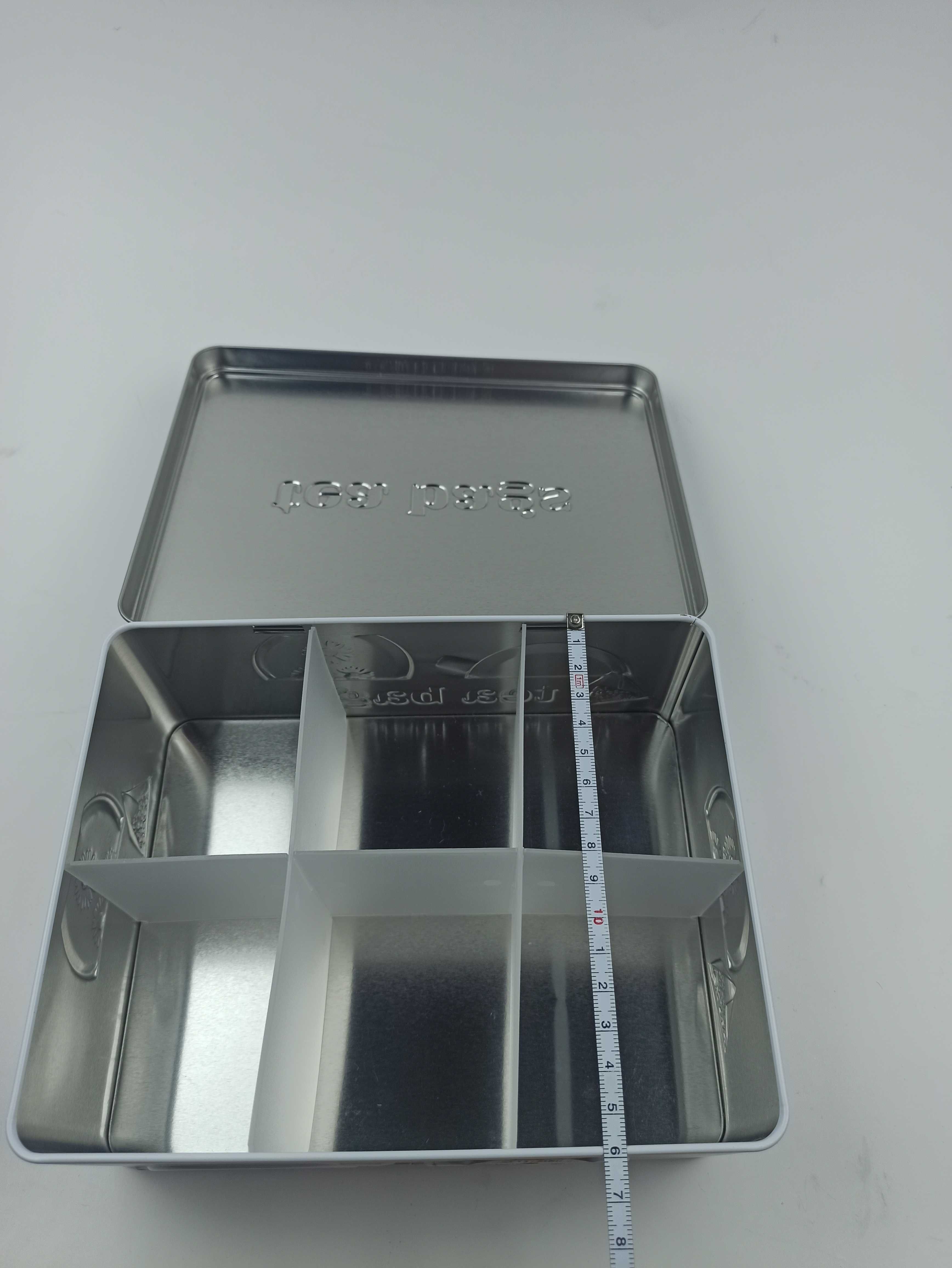 Pojemnik Metalowy Na Herbatę 21x16 cm