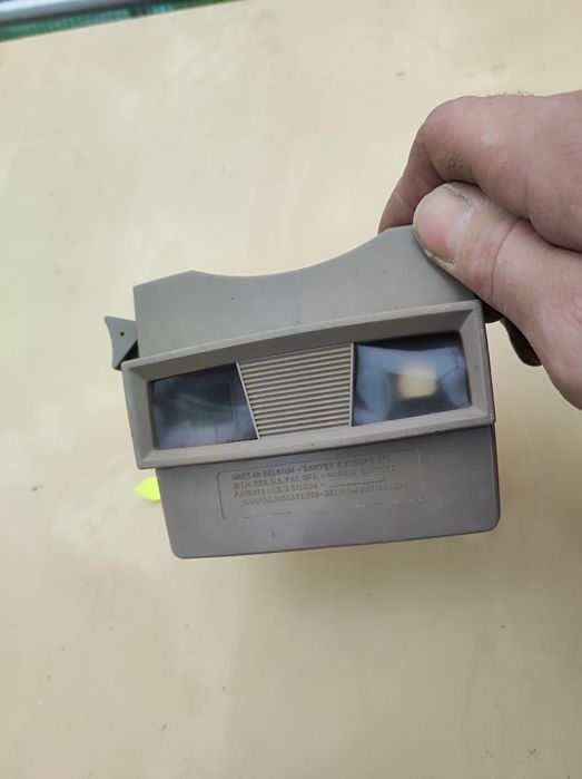 (211) stereoskop dla oglądania trzech wymiarowych zdjęc lata 60/70-te