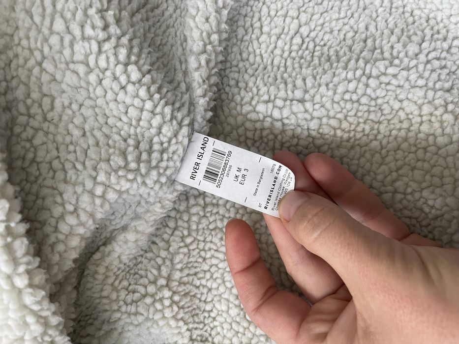 Джинсовка River Island M утеплена хутром холодні осінь весна