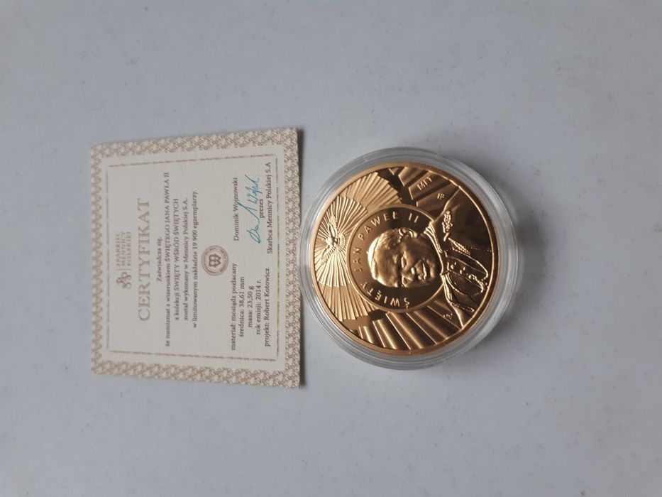 Numizmat Jana Pawła II