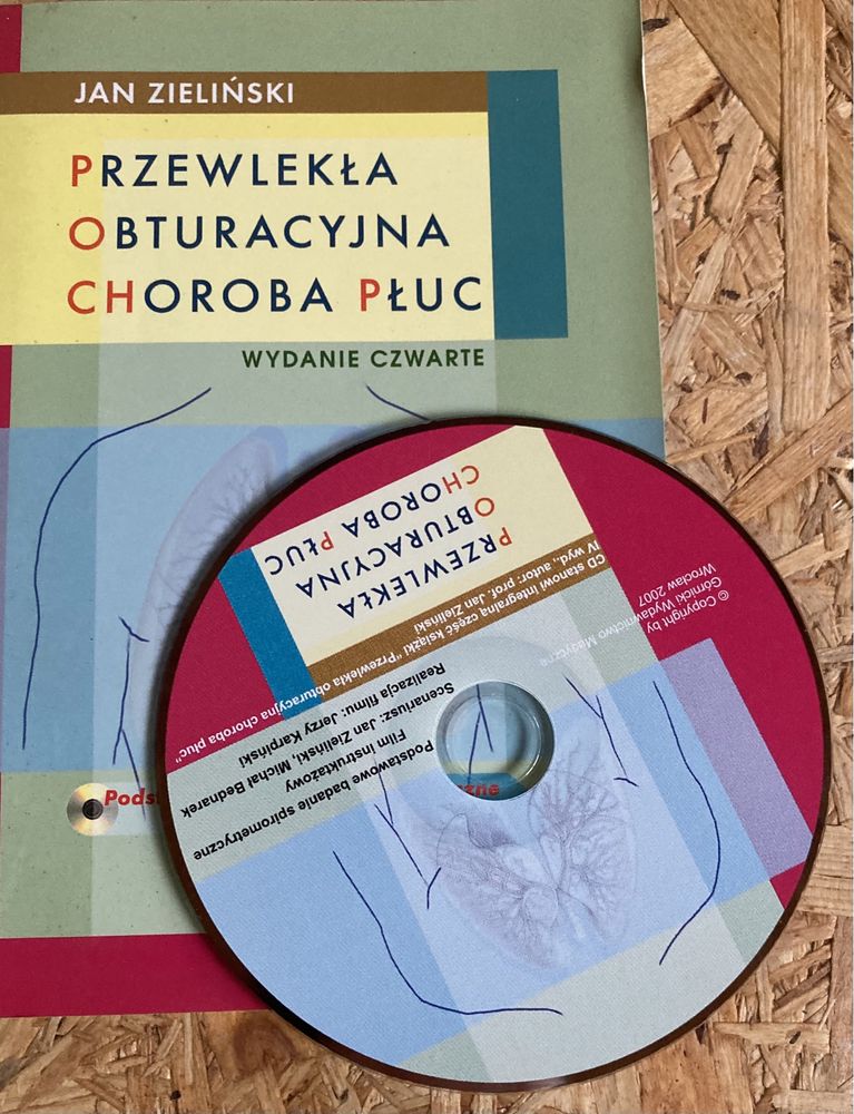 Przewlekła obturacyjna choroba płuc wydanie czwarte, J. Zieliński + CD