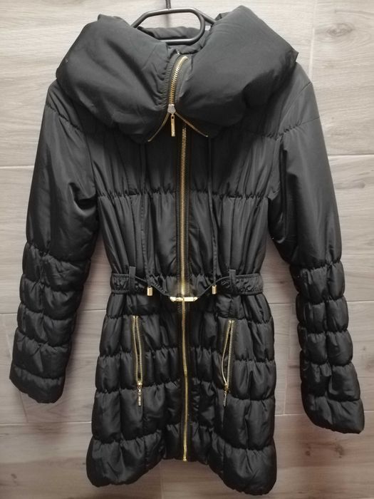 Czarny płaszcz / kurtka S/M