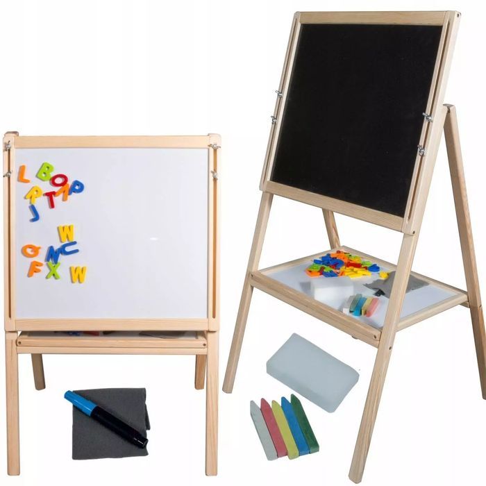 Tablica kredowa, magnetyczna, suchościeralna 3toysm 50 x 109 cm