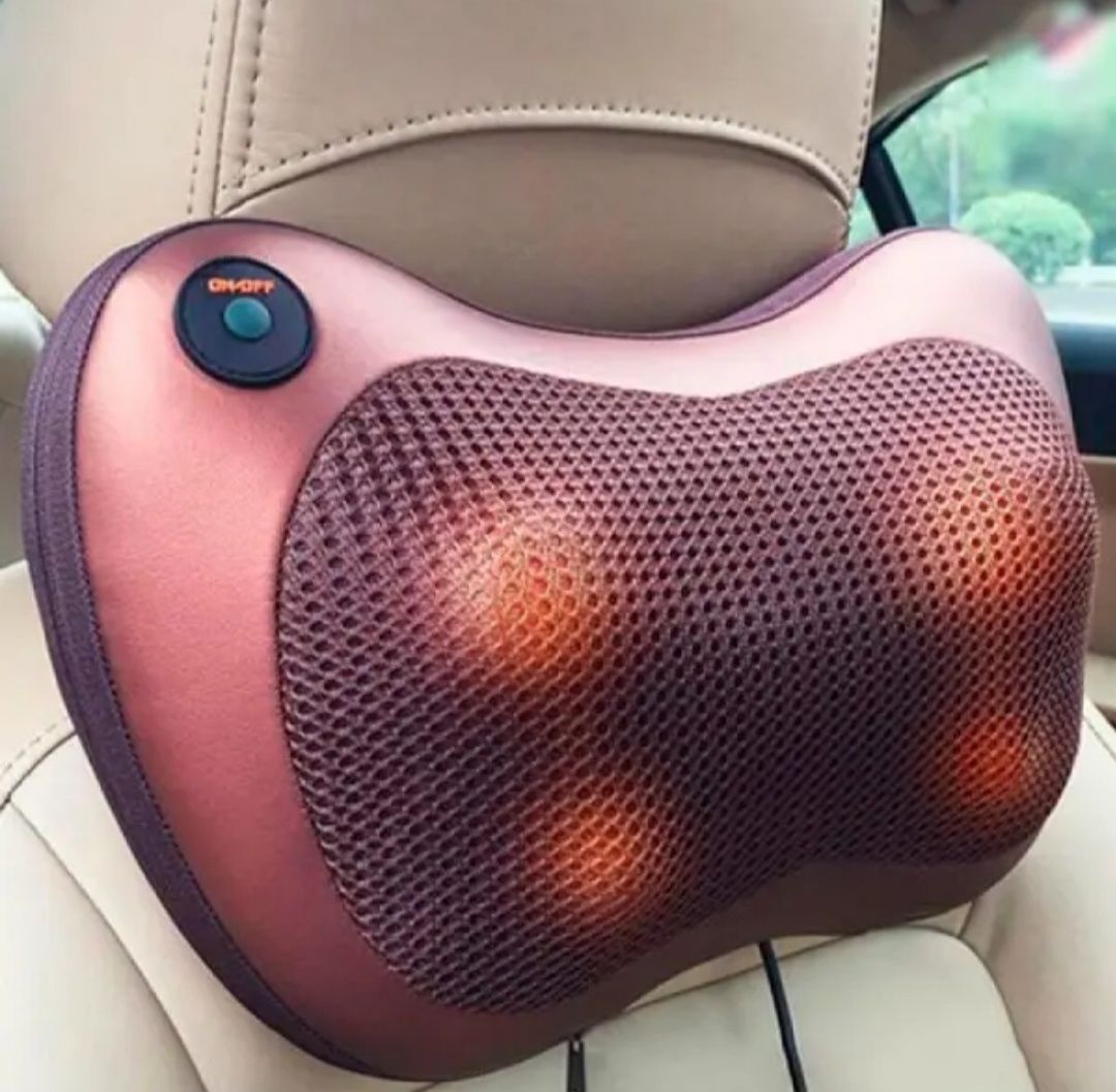 Масажна подушка Massage Pillow  на 4 ролика для шиї і спини