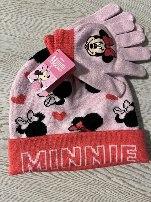 Шапка і рукавички мікімаус