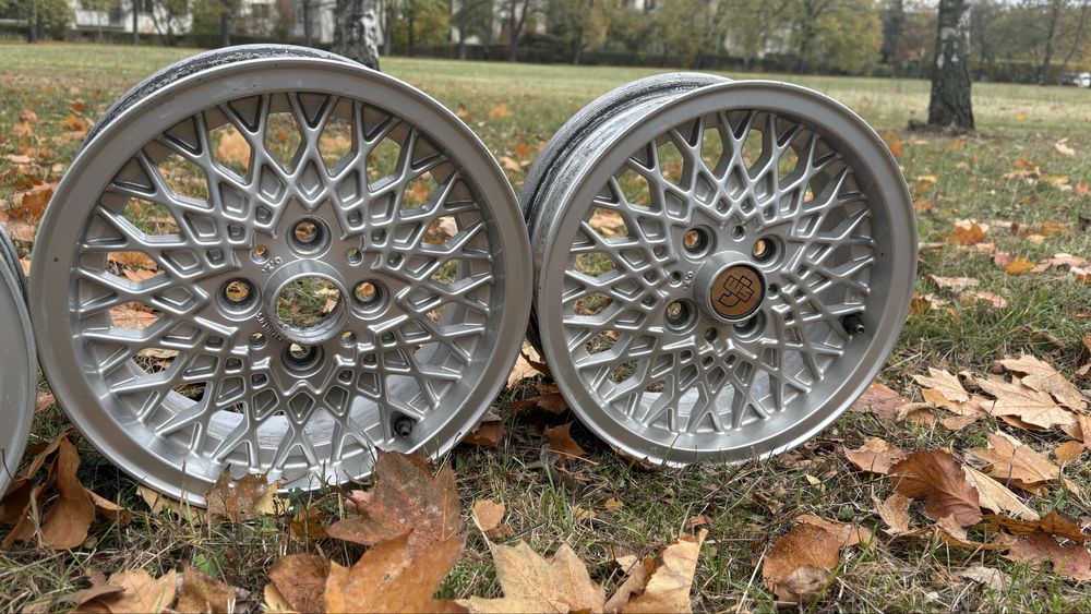 Komplet klasycznych alufelf OZ Route 4x98 5J Rarytas Polonez Fiat