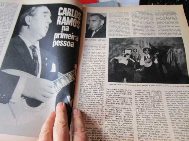 Seculo Ilustrado 1968 Benfica SLB Queima das fitas Fado Carlos Ramos