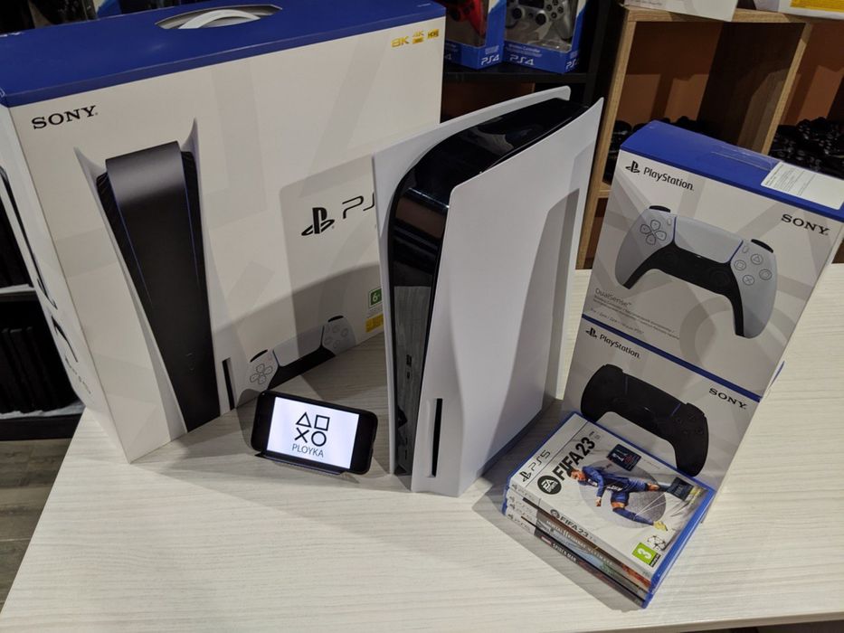 Магазин! Sony PlayStation 5 825GB BluRay! + Гарантия + Игрі