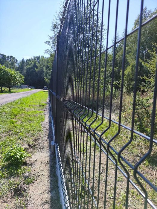 Ogrodzenie ogrodzenia panelowe panele słupki brama furtka płot palety