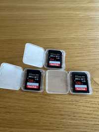 Karty pamięci SanDisk do aparatów 64Gb i 2x 128Gb !