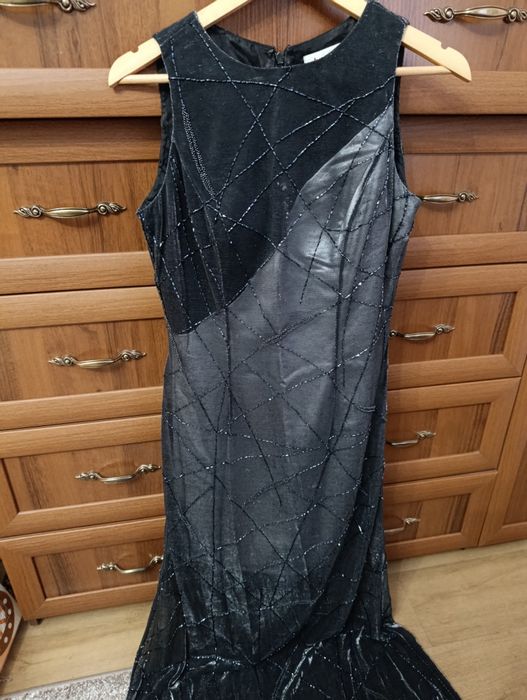 Вечірнє плаття блискуче бісер люрексна нитка