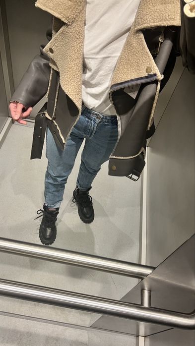 Kurtka zimowa kożuch r s-m oversize nowa