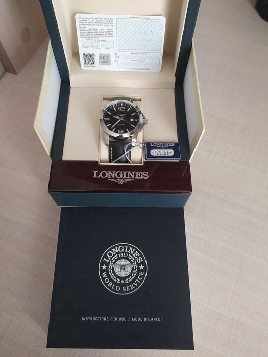 Годинник Longines Conquest L3.759.4.96.0 Оригінал (Швейцарія)