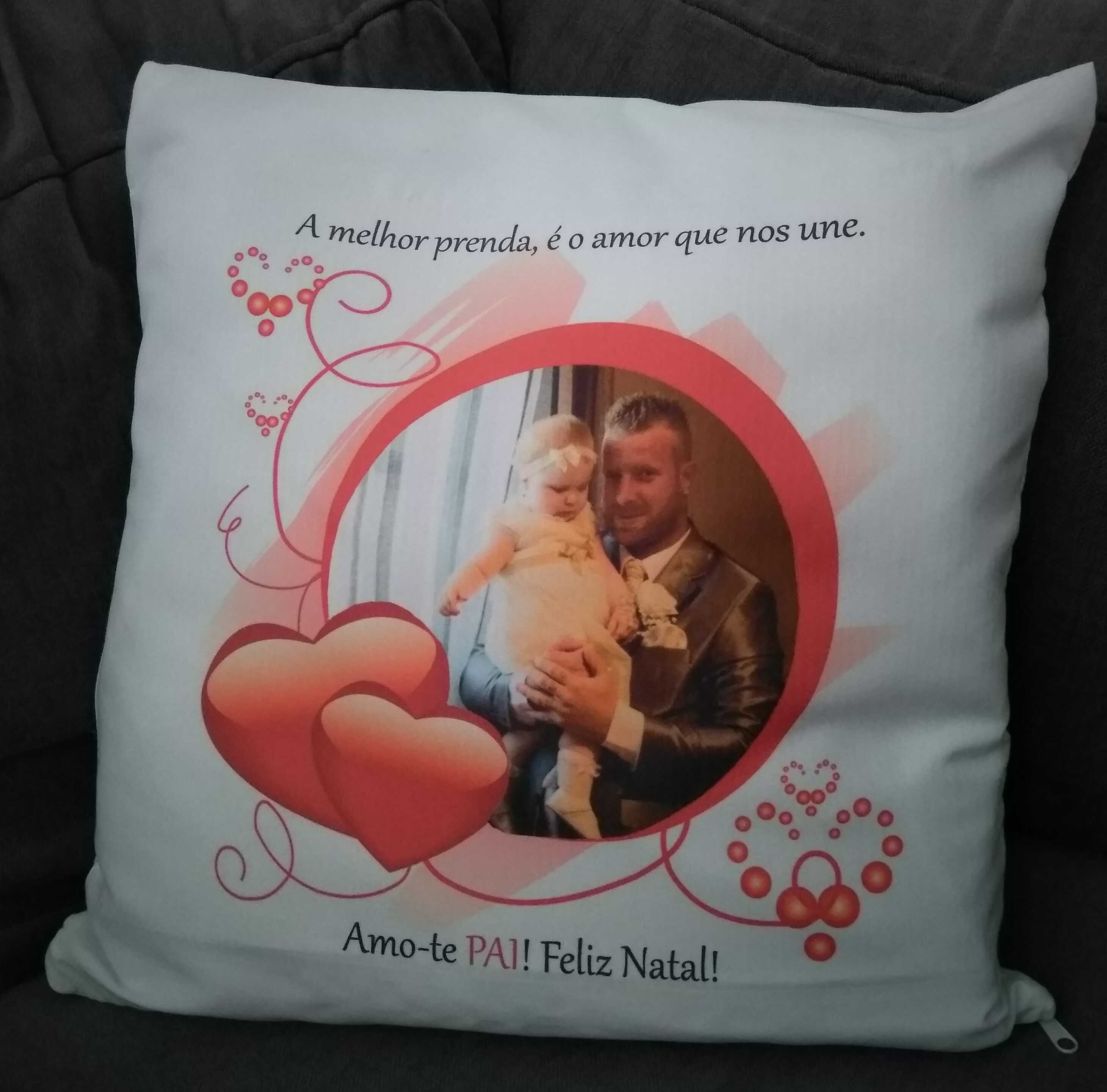 Almofadas personalizadas com as suas fotos/texto