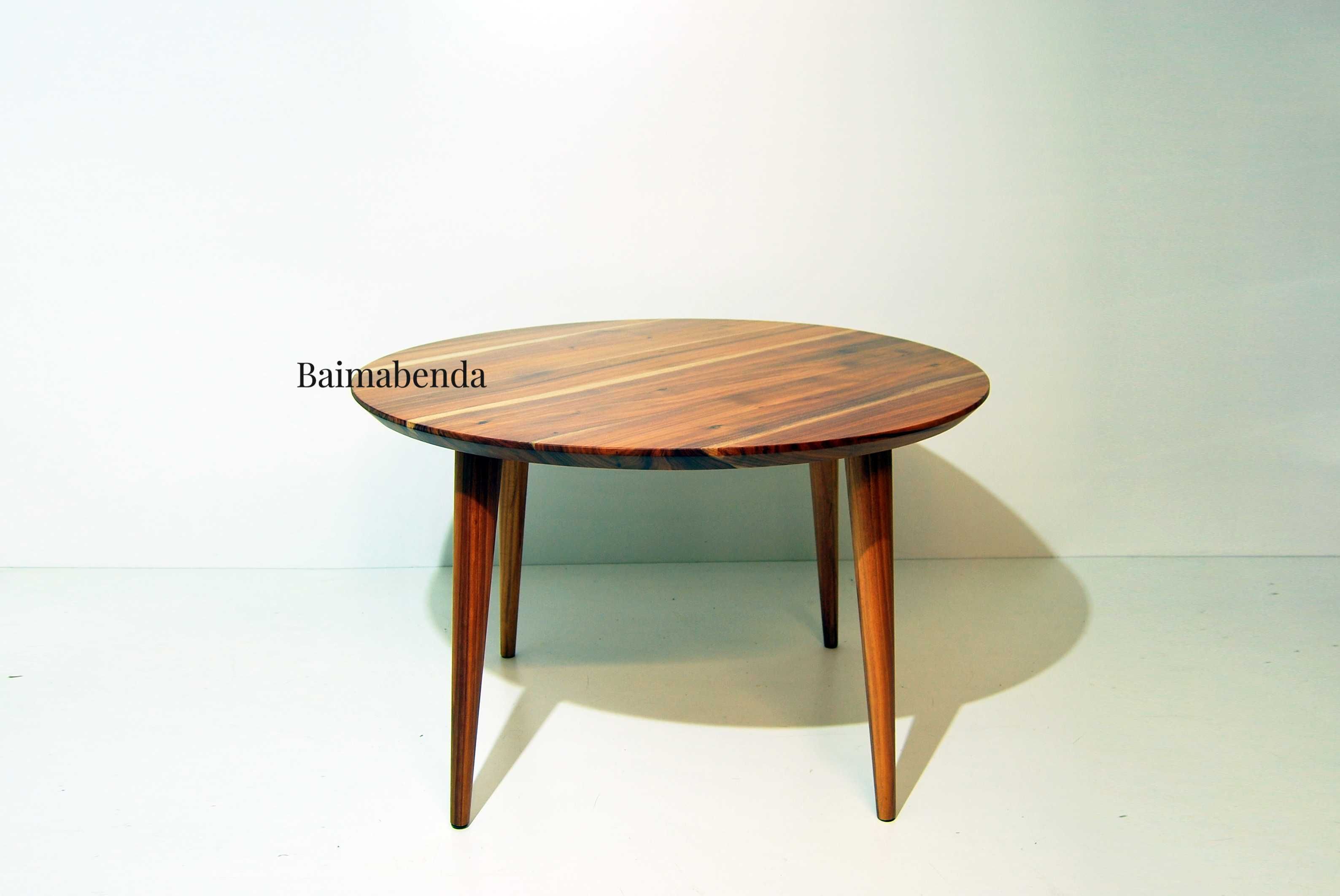 Mesa de jantar madeira maciça retro vintage estilo nórdico