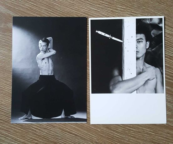 Dwie pocztówki taniec sztuka