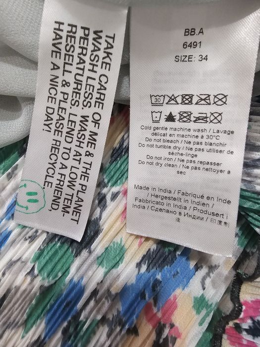 Ganni красивое  платье  оверсайз  плиссе хс/с