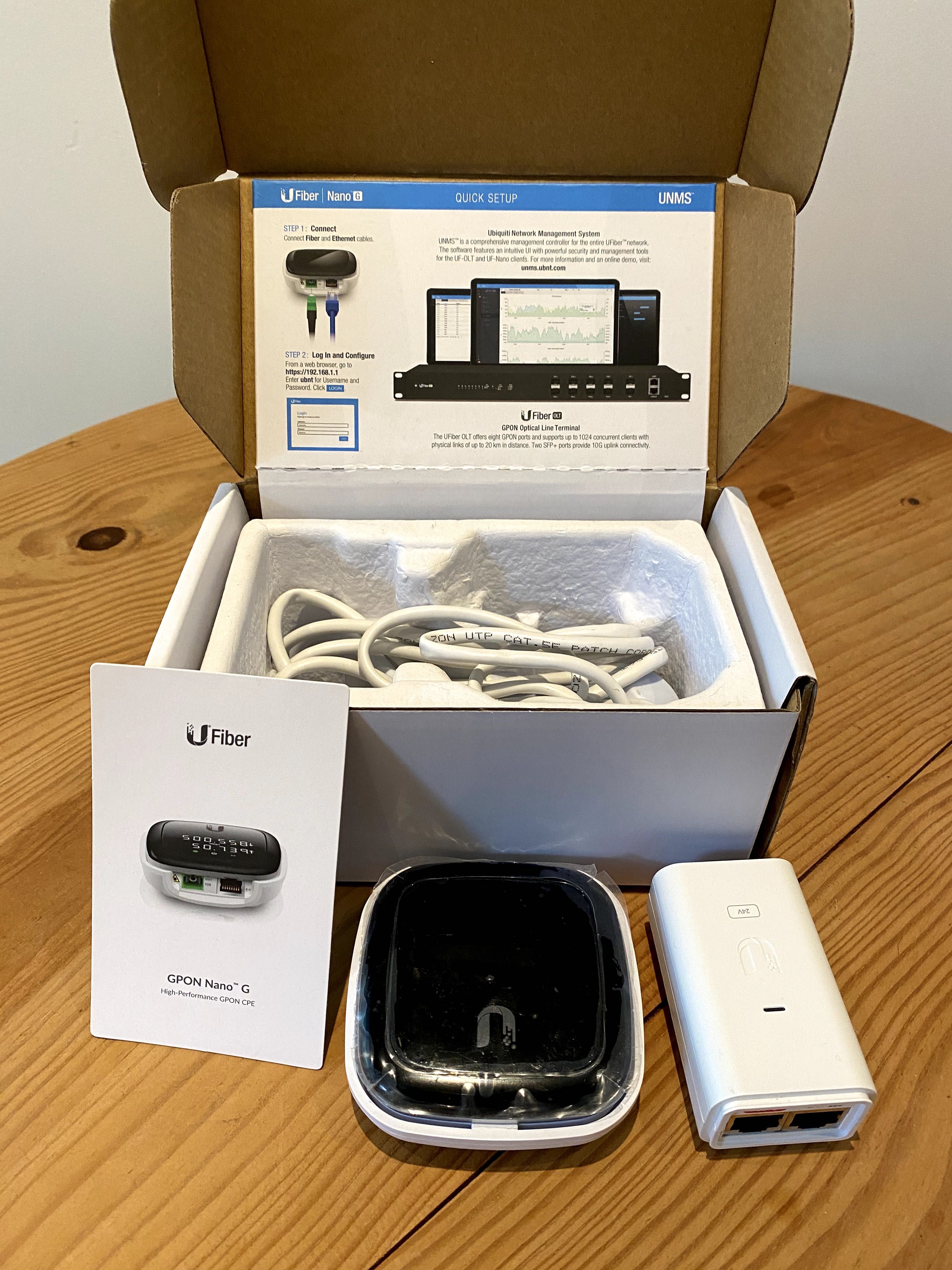 Ubiquiti Networks UFiber Nano G optical gateway/controller 1000 Mbit/s