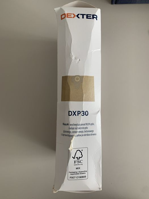 Worki do odkurzacza DXP30l (4 sztuki) Dexter