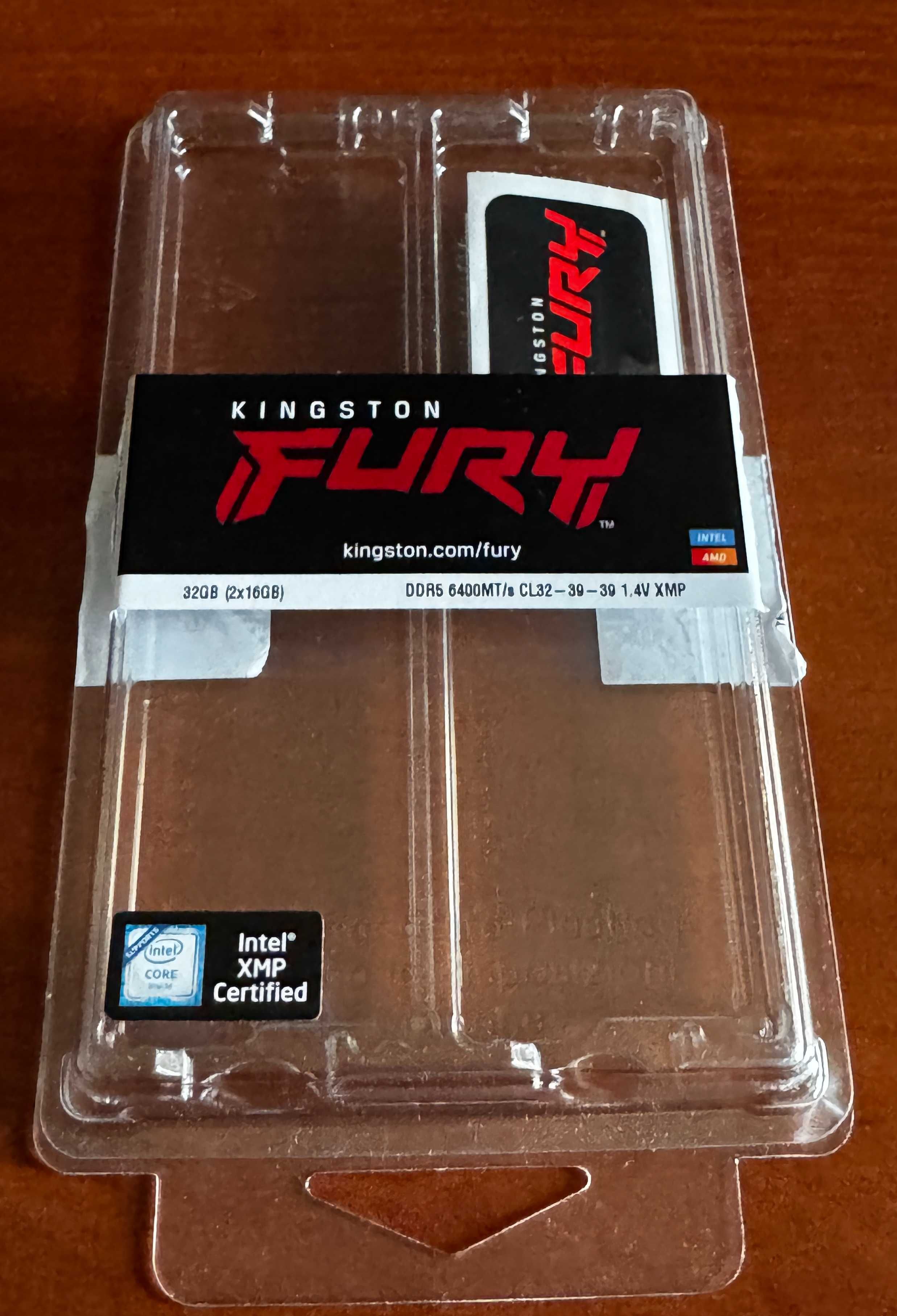 Pamięć Kingston Fury Beast, DDR5, 32 GB (2x16), 6400MHz, CL32