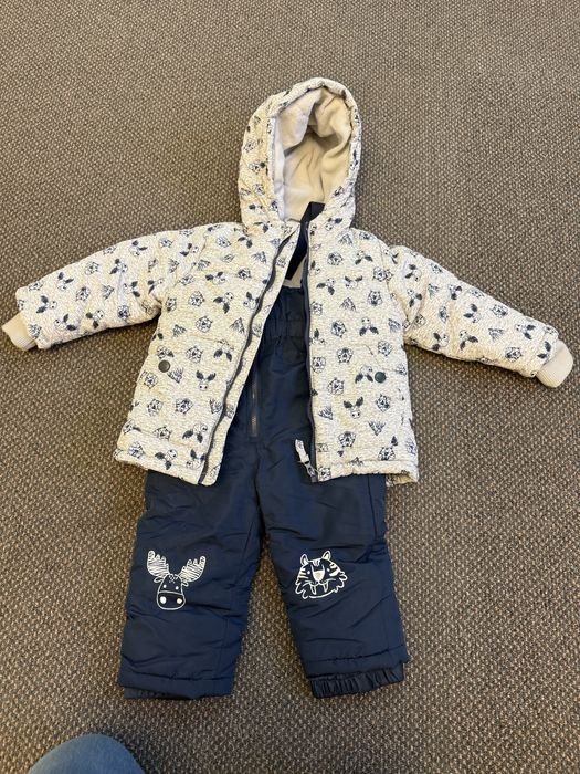 Komplet zimowy kurtka plus spodenki 80/86