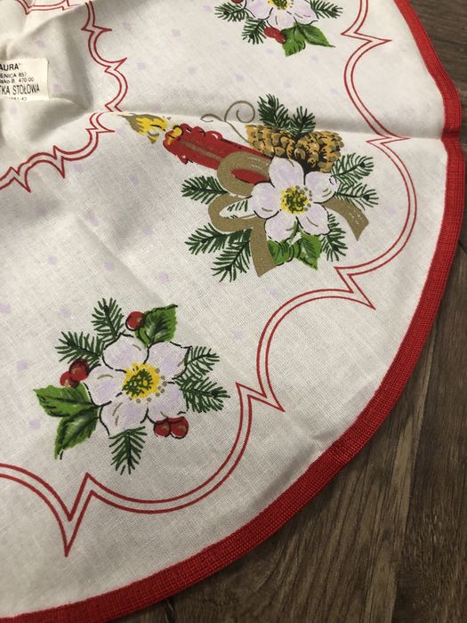 Serwetka świateczna okrągła 39 cm