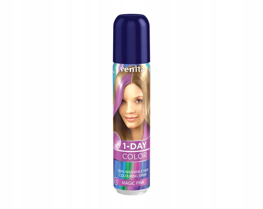 Venita Spray Koloryzujący Do Włosów Farba Różowa P