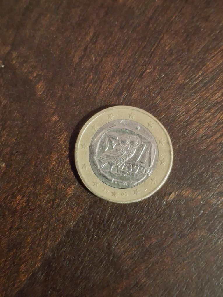 Moeda Rara Grega do mocho com “s” gravado na estrela