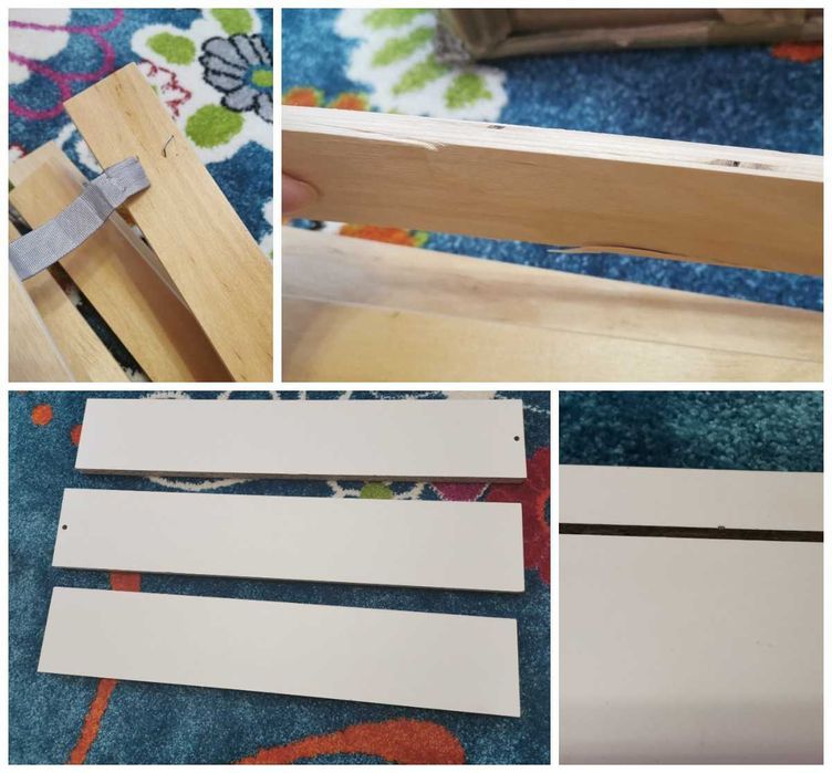Łóżeczko dziecięce 180x80 JULIA białe OUTLET