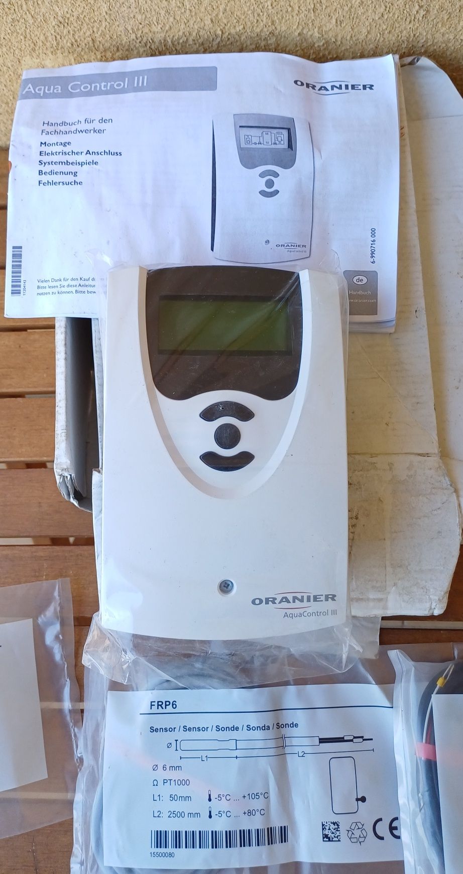 Oranier Aqua Control  regulator różnicy temperatury kominek termostat