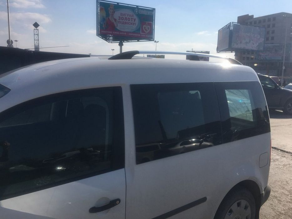 Оригінал! Дуги на дах для Кадіка. Рейлінги VW Caddy. Дзвони!