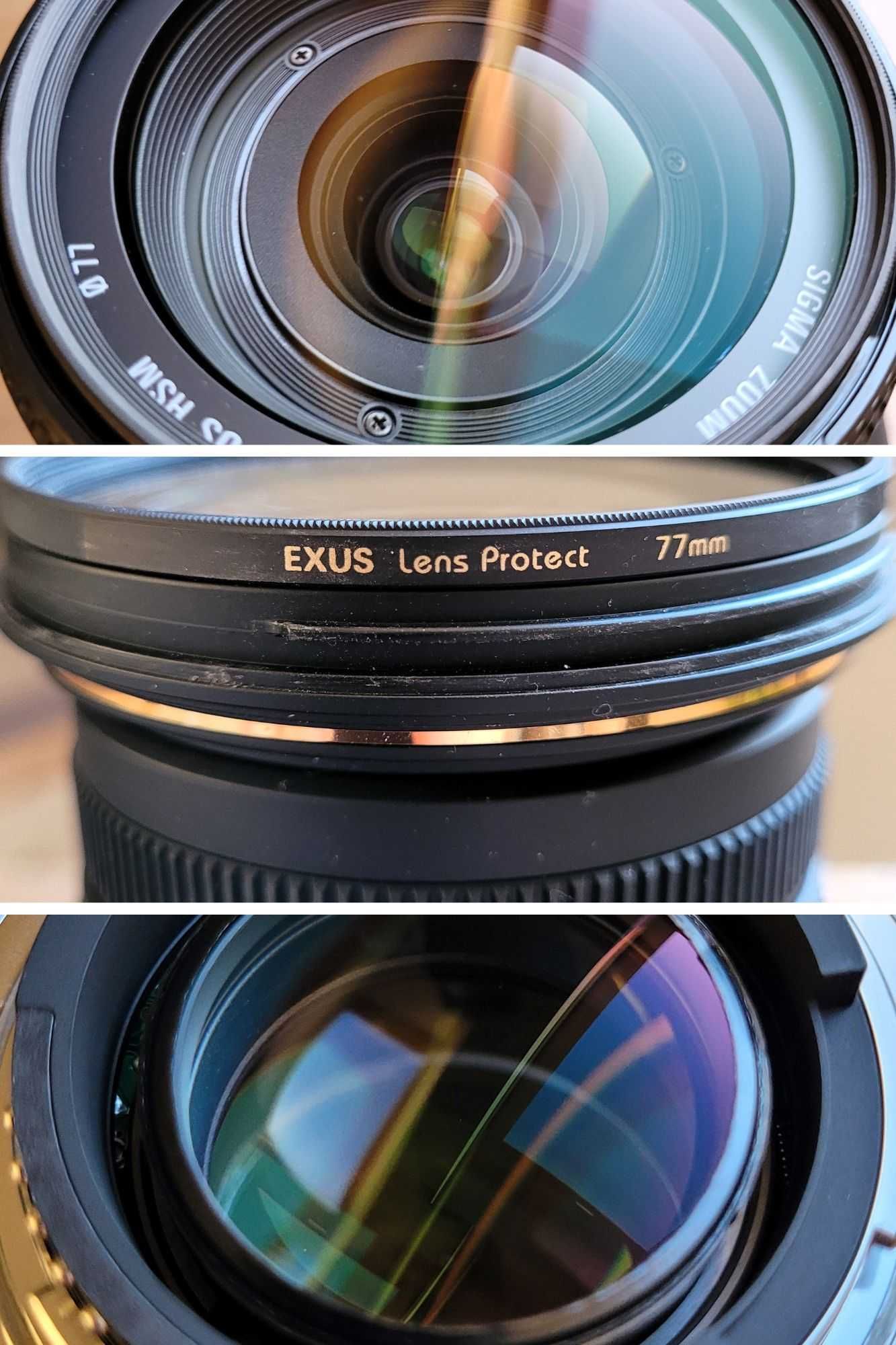 Nikon D7100 + Sigma 17-50 f2.8, Sigma 10-20 f3.5, plecak, 2x sd 32GB