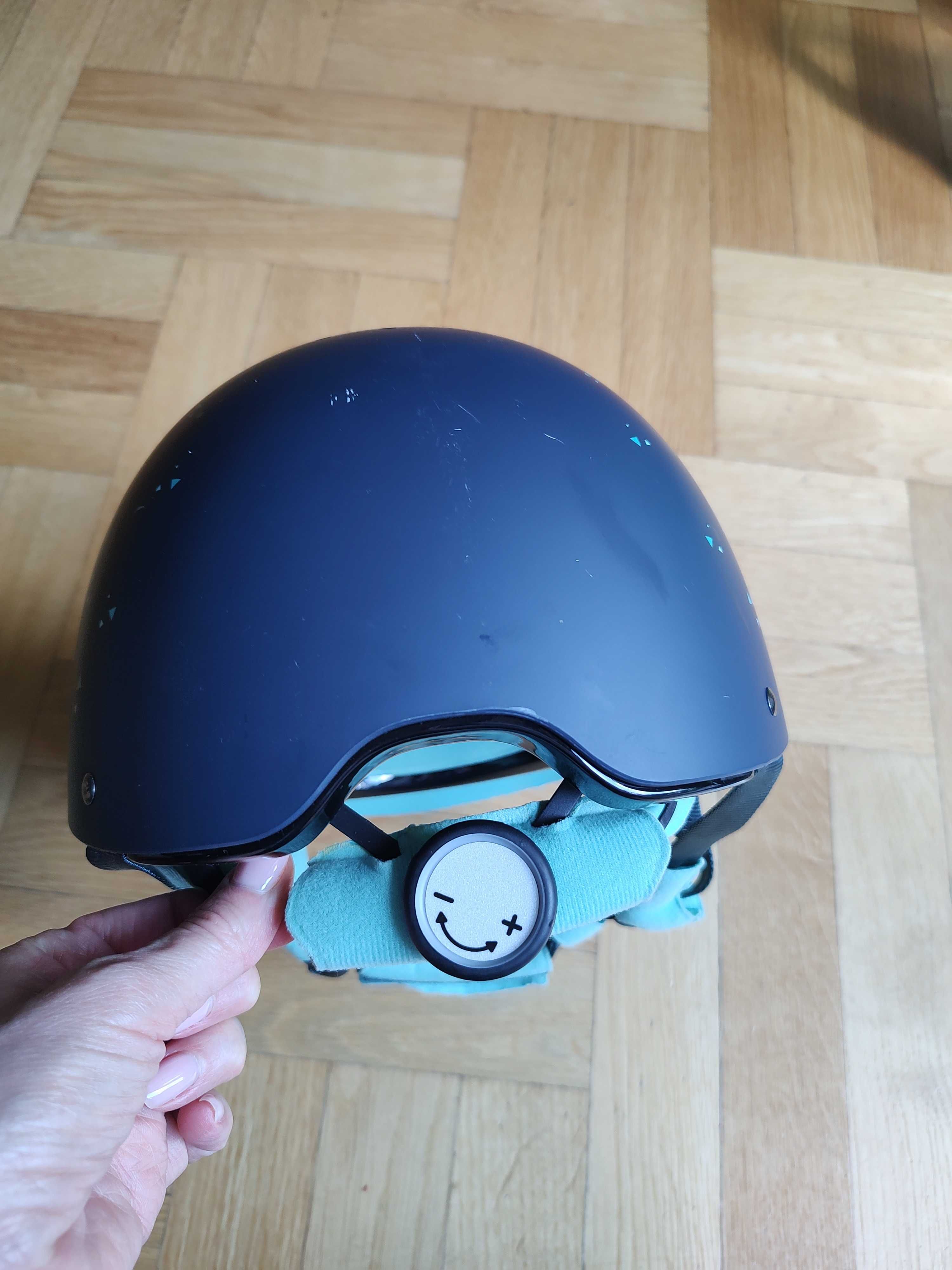Kask jeździecki dla dziecka, toczek 55-58 cm.
