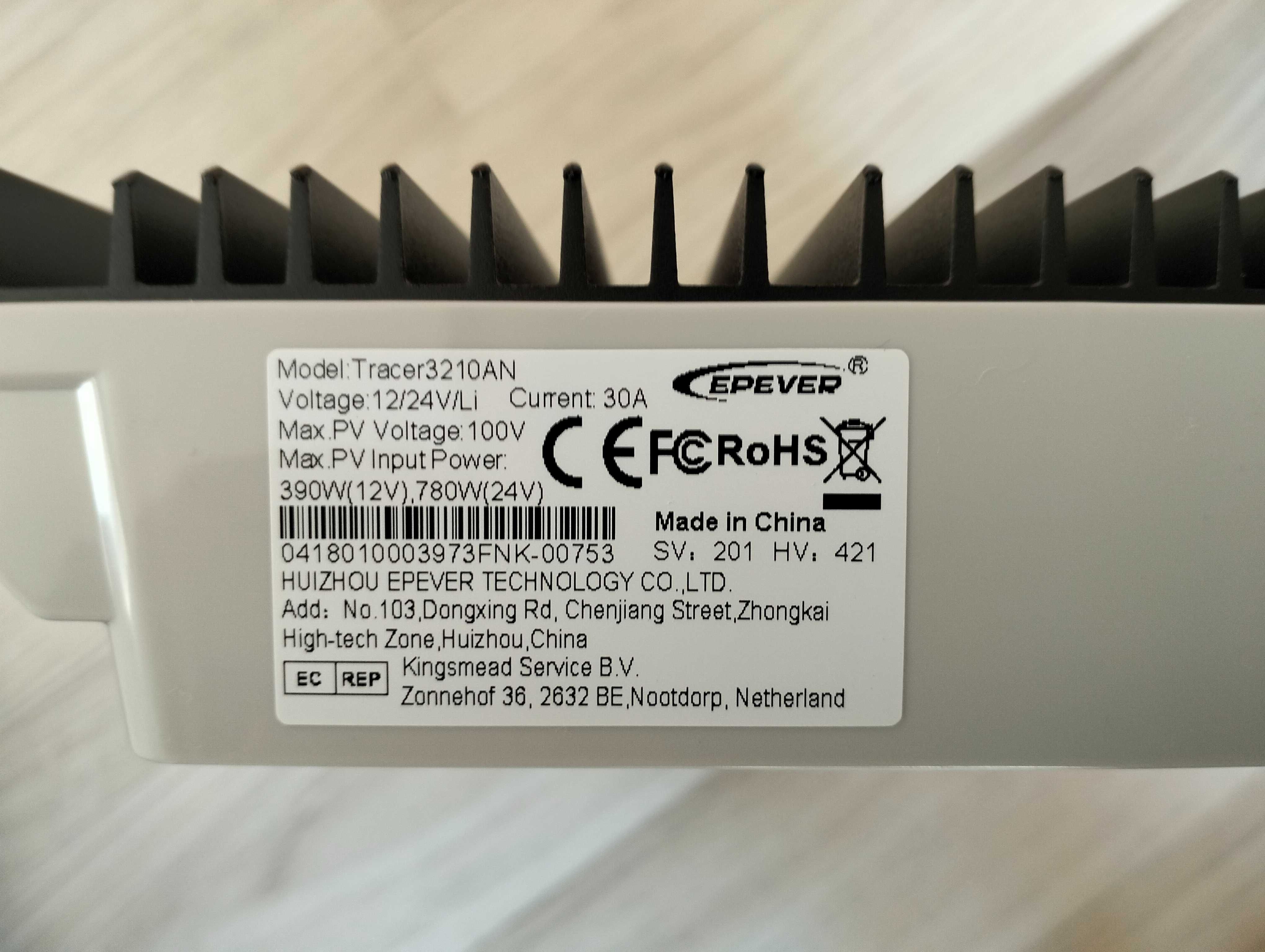EPEVER Tracer 3210AN MPPT Контролер заряду АКБ + необхідні додатки
