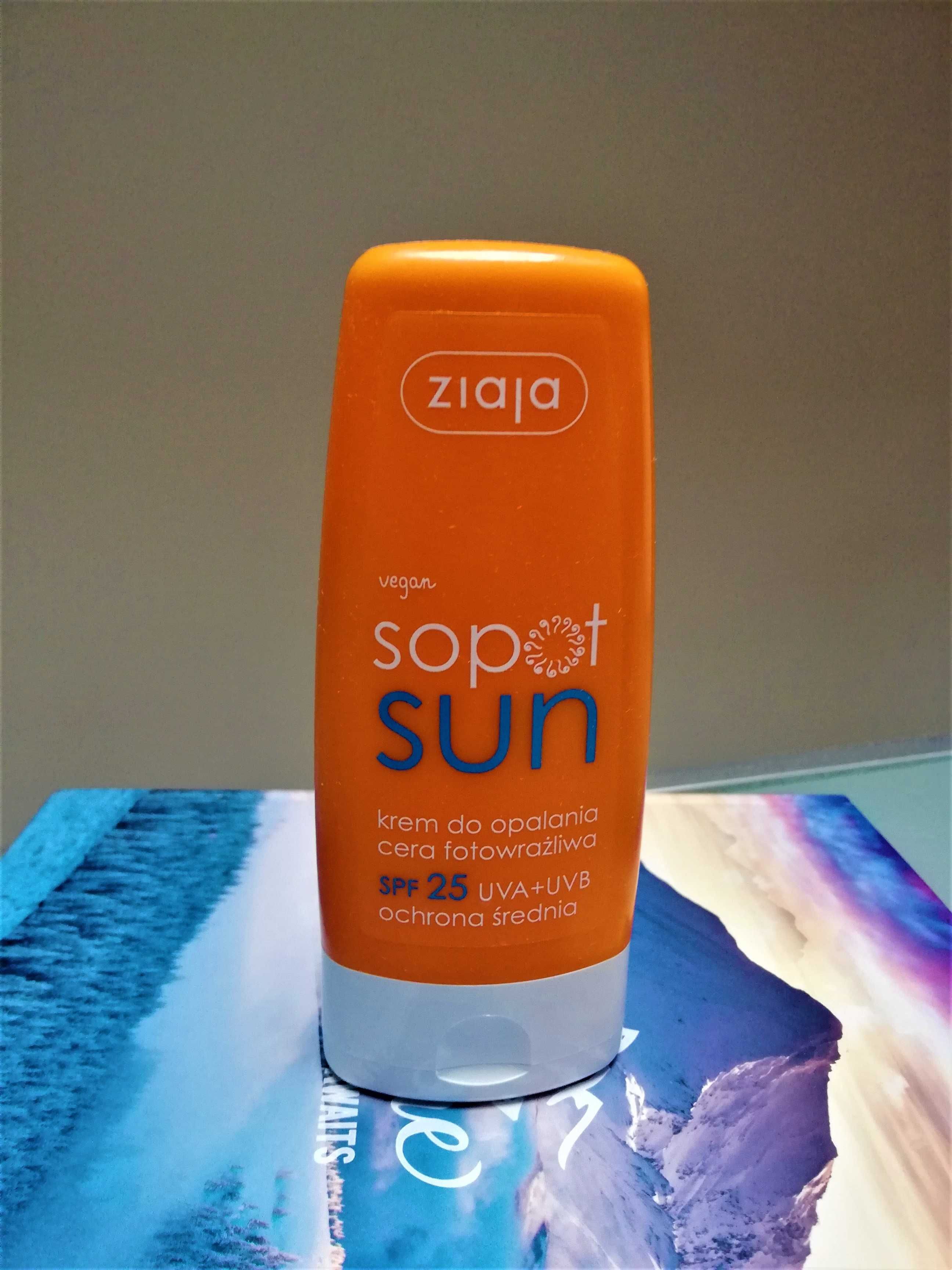 Krem SPF 25 / Ziaja SUN / nowy krem / do twarzy