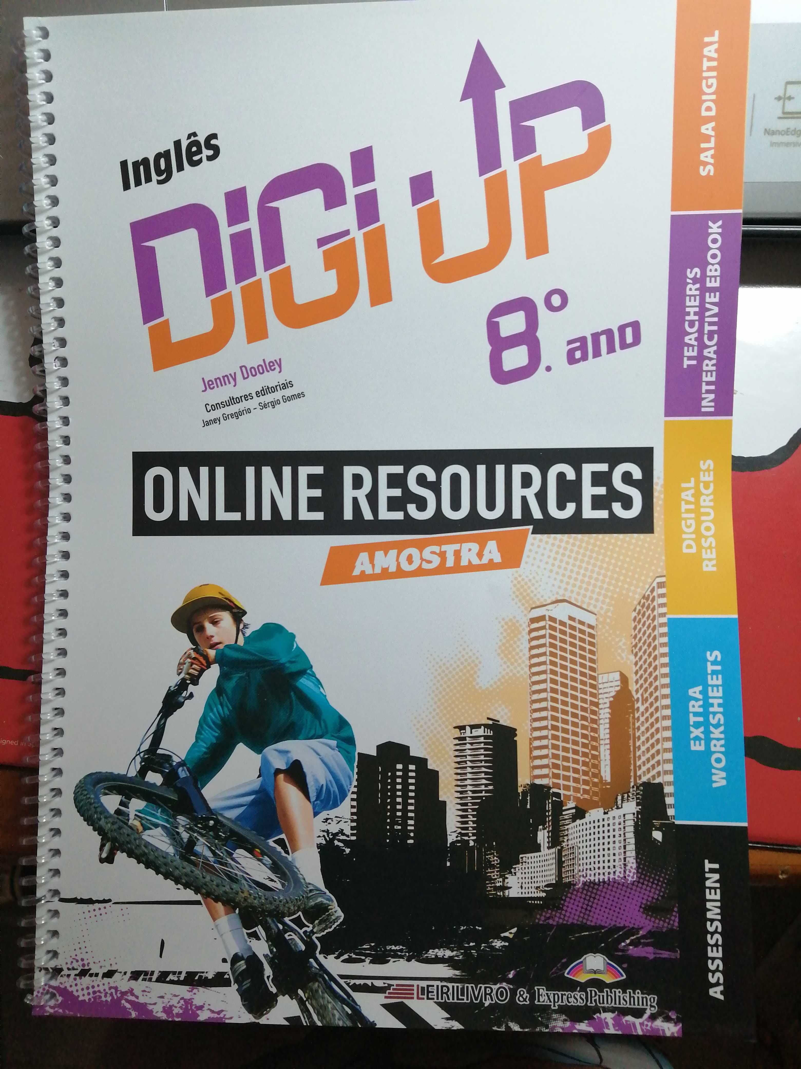Manual escolar "Digi Up 8º ano"
