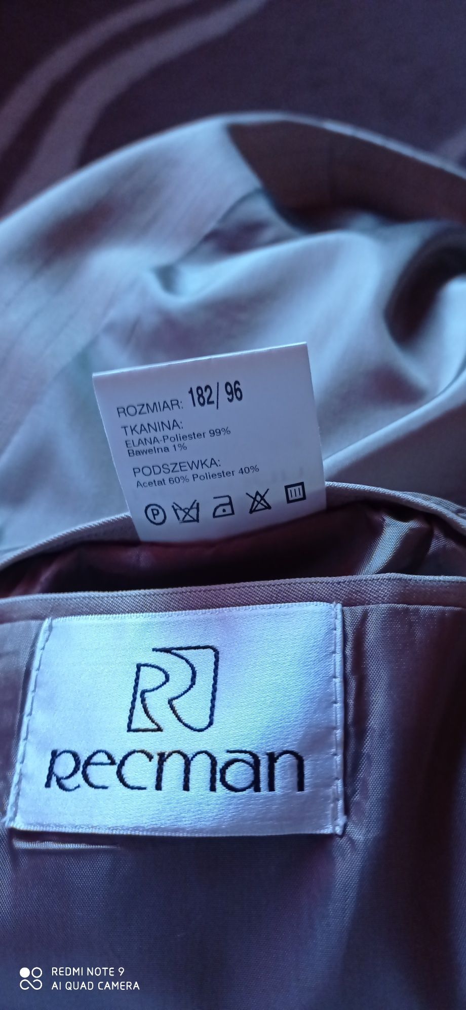 Garnitur  Recman 3 częśći męski  roz. 182/96