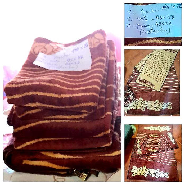 Conjunto toalhas de banho