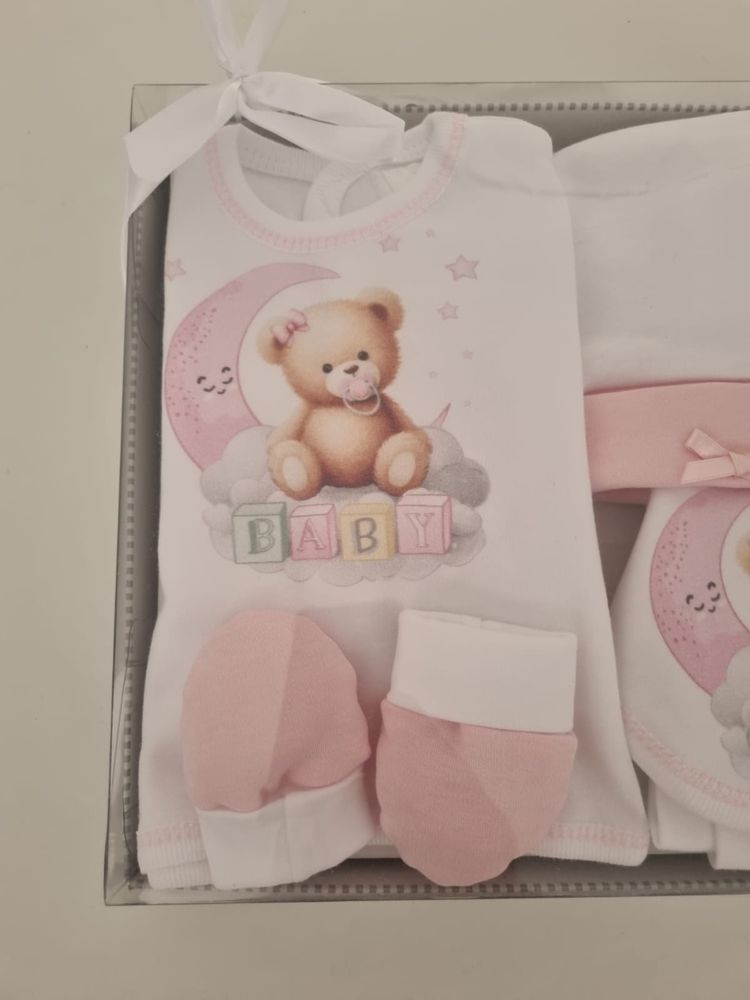 Conjunto de primeira roupa para bebe