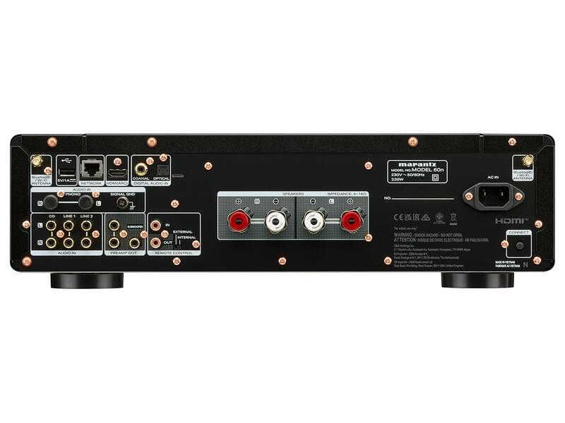 Wzmacniacz z odtwarzaczem sieciowym Marantz MODEL 60n czarny /Nowość